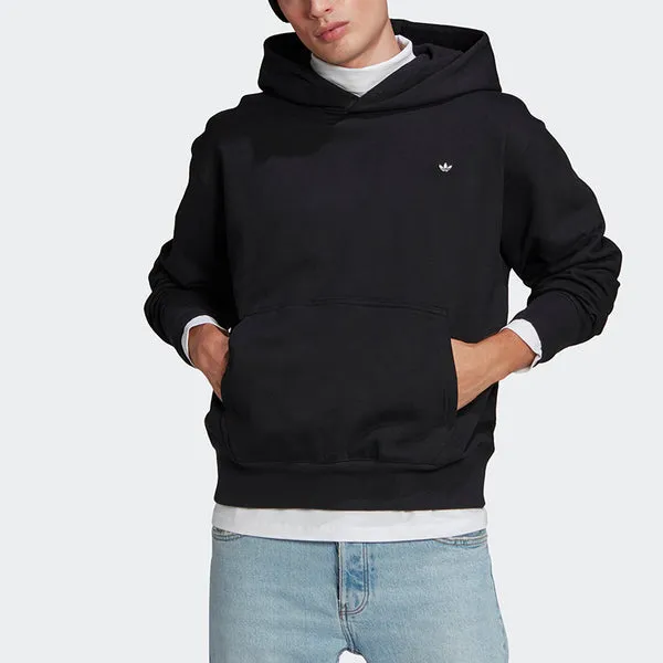 adidas originals Premium Hoody Athleisure Hooded Jumper For Men Black, black