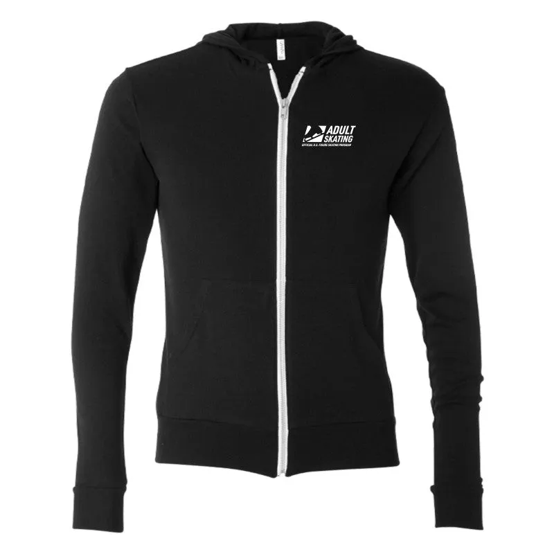 Adult Skating, Full Zip Lightweight Hoodie