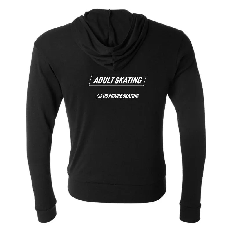 Adult Skating, Full Zip Lightweight Hoodie