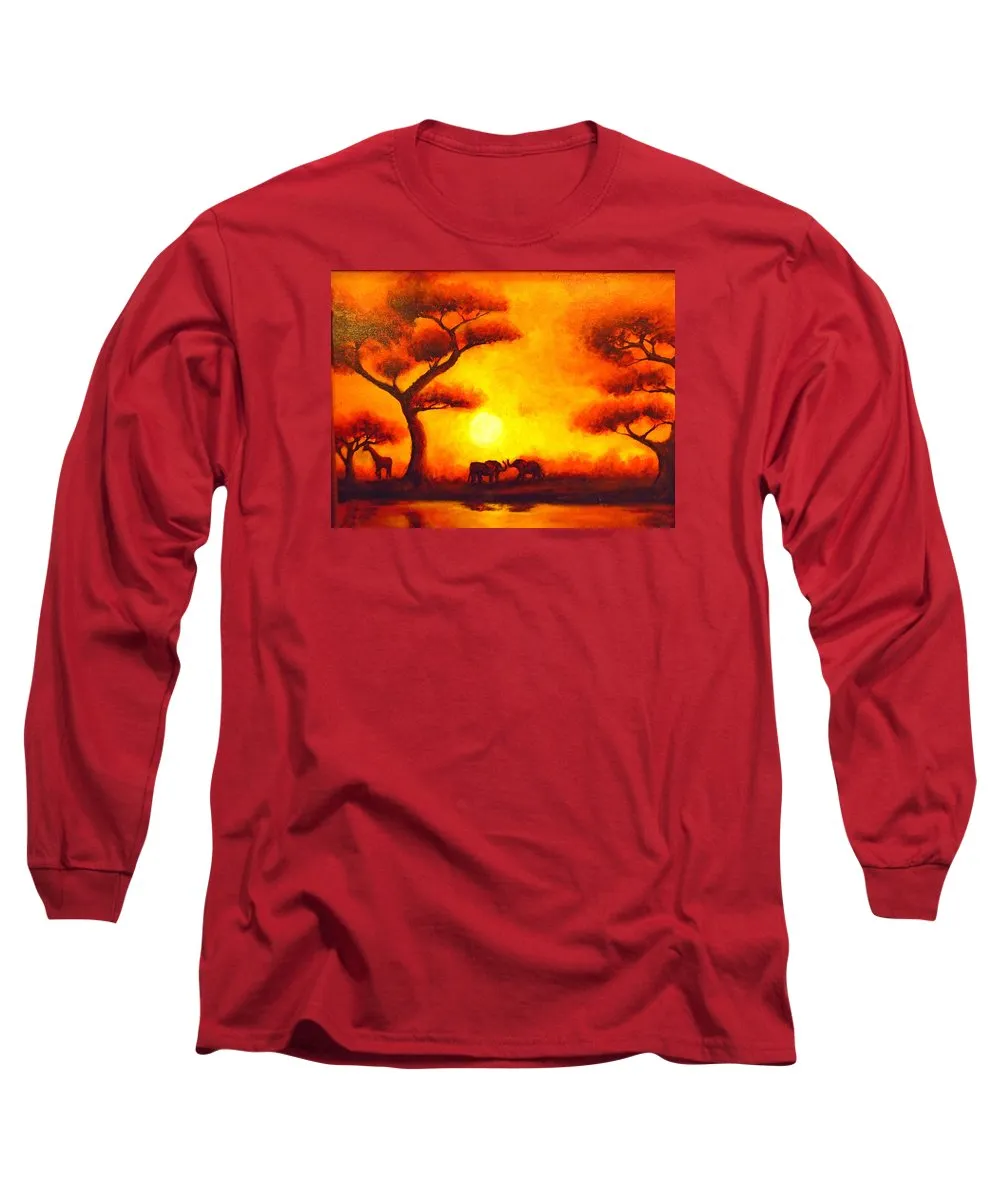 African Sunset  - Long Sleeve T-Shirt