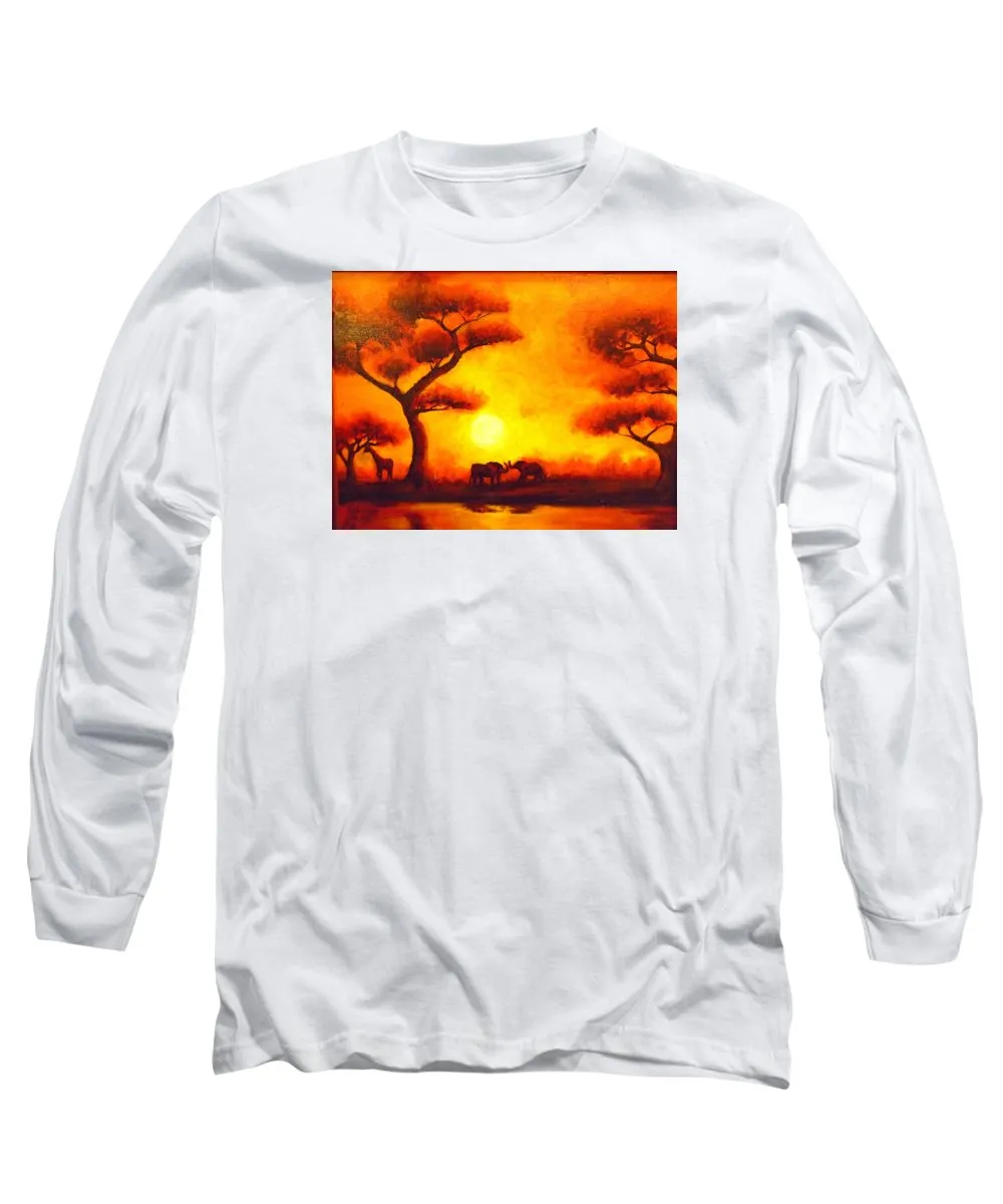 African Sunset  - Long Sleeve T-Shirt