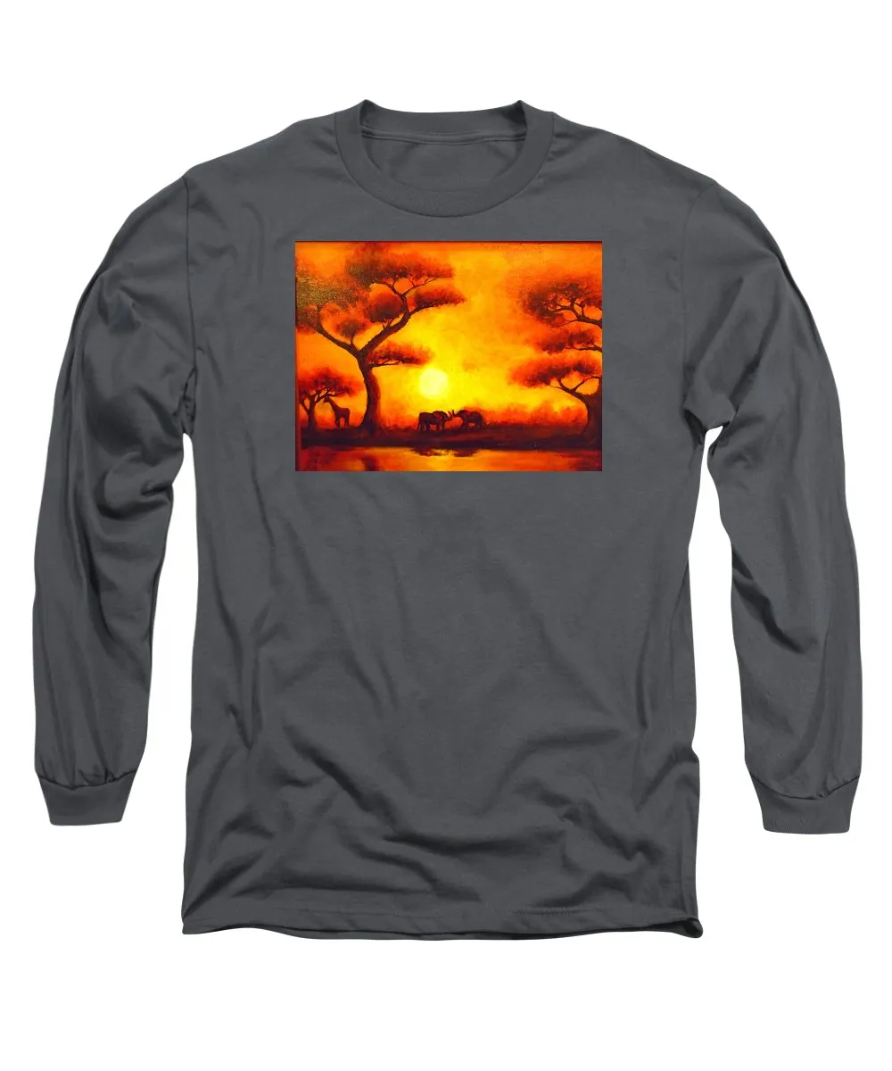 African Sunset  - Long Sleeve T-Shirt