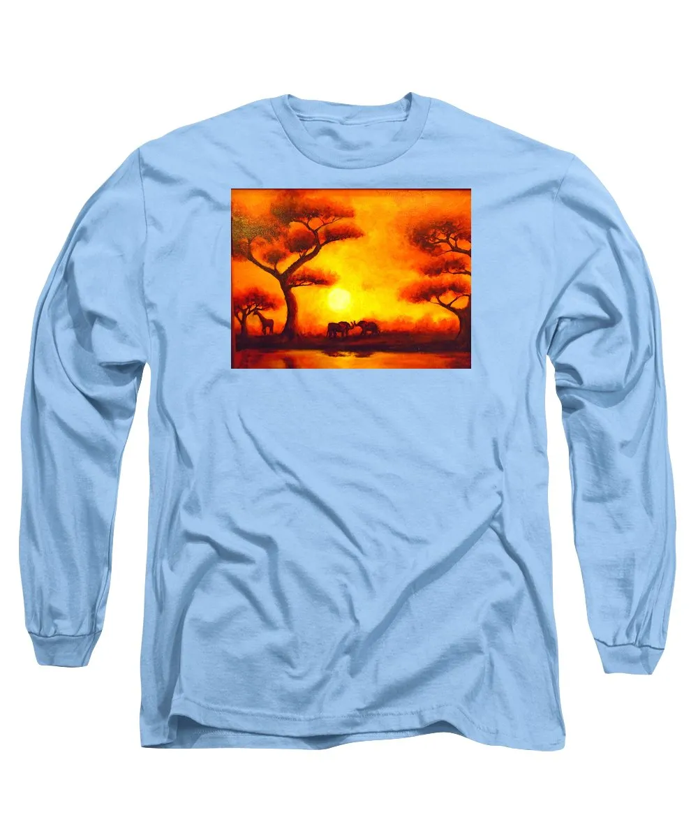 African Sunset  - Long Sleeve T-Shirt