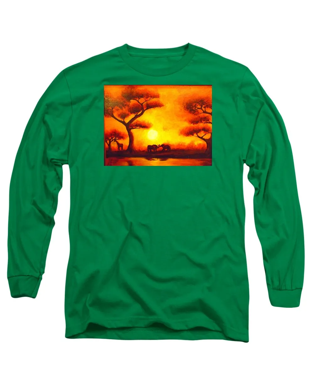 African Sunset  - Long Sleeve T-Shirt