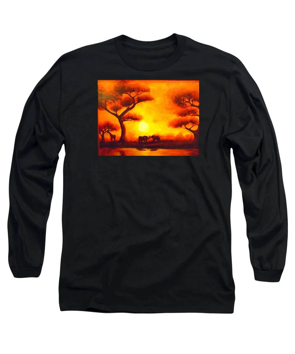 African Sunset  - Long Sleeve T-Shirt