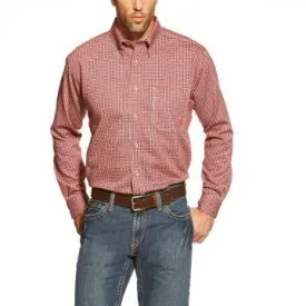 Ariat Fr Bell Work Shirt - Men's - Wine - 10015945