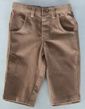 Beige Corduroy Pants