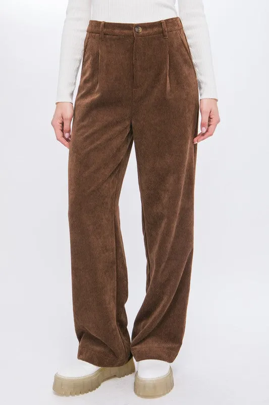 Bohemian Corduroy Trouser Pants