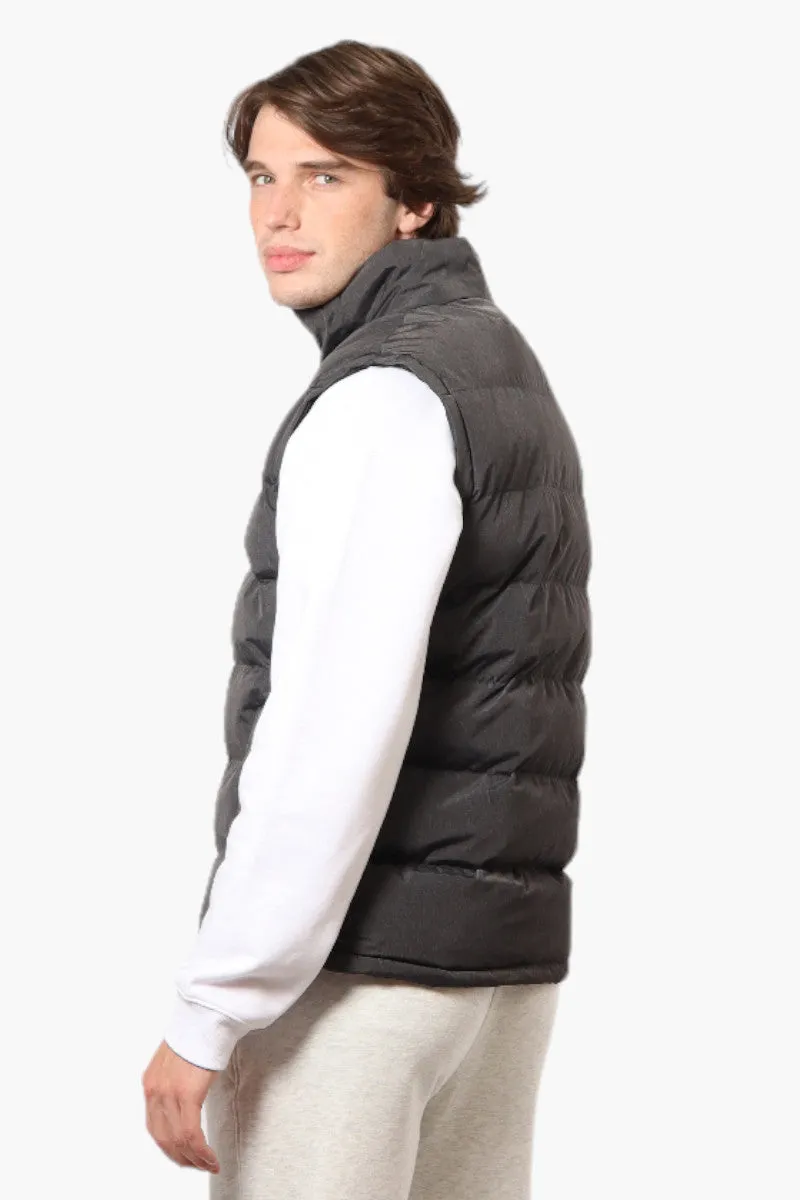 Canada Weather Gear Solid Bubble Vest - Grey