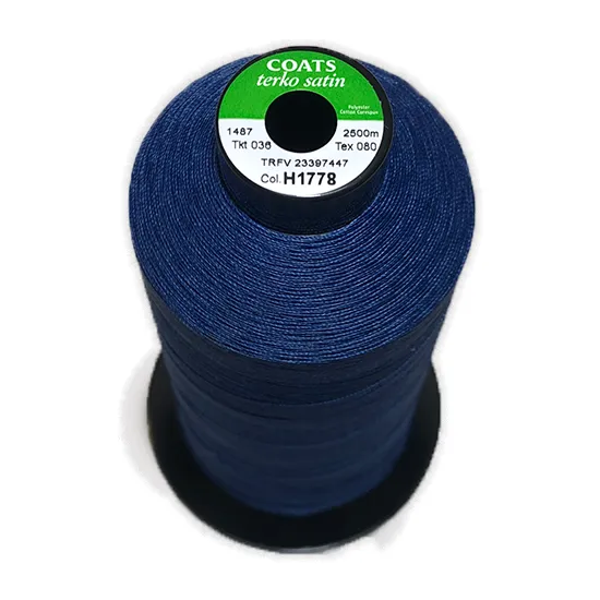 Coats Terko Satin 36 Upholstery & Bag Making Thread - Poly-Cotton