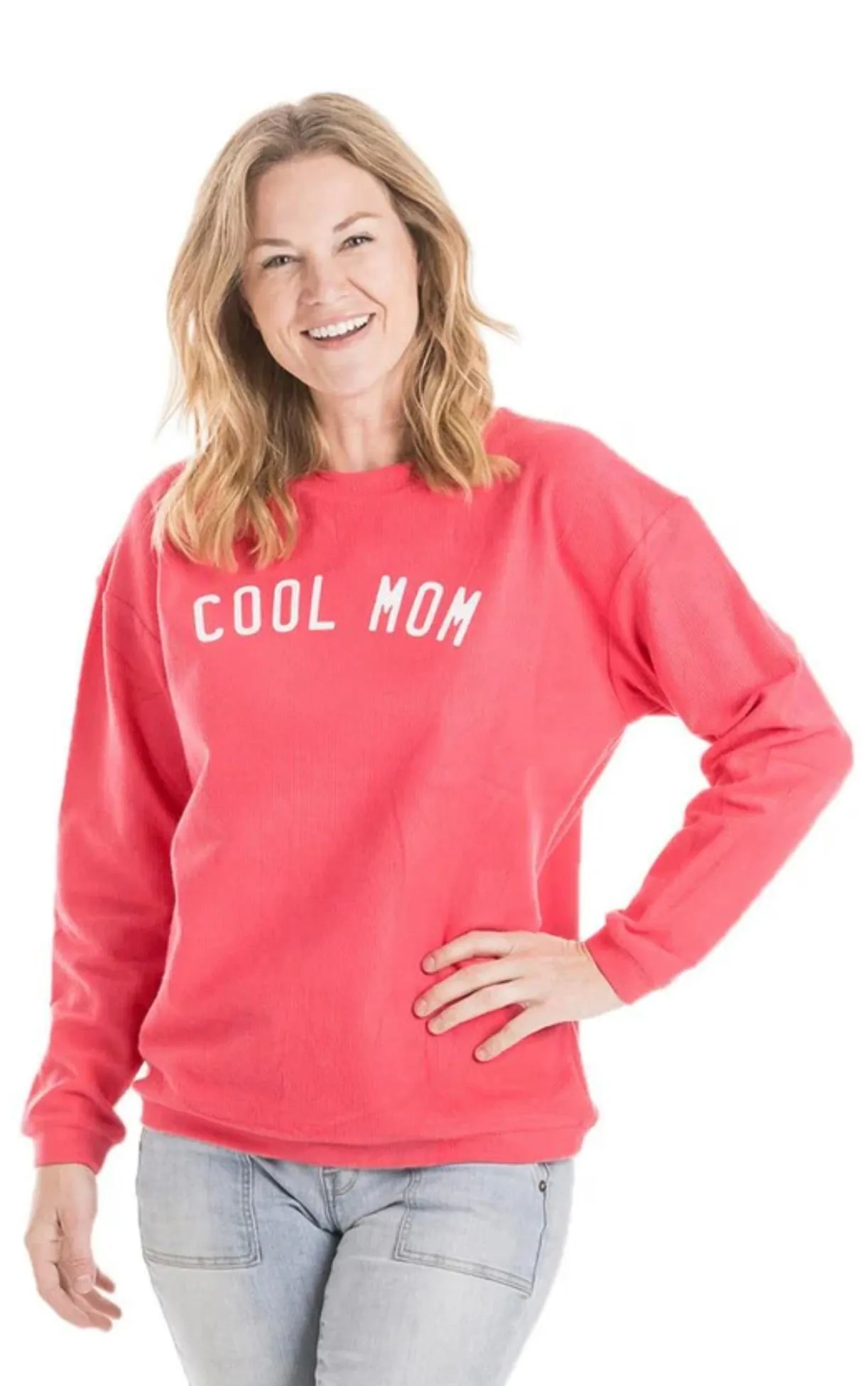 Cool Mom Corded Graphic Sweatshirt