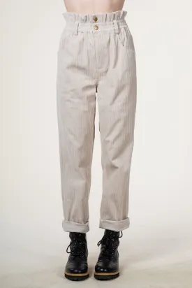 Cream Courduroy Pants