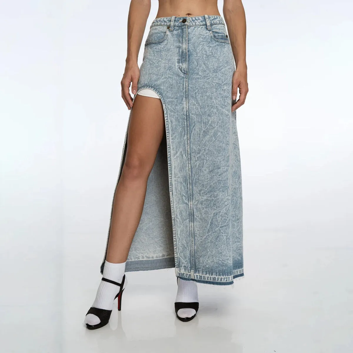 Denim Skirts