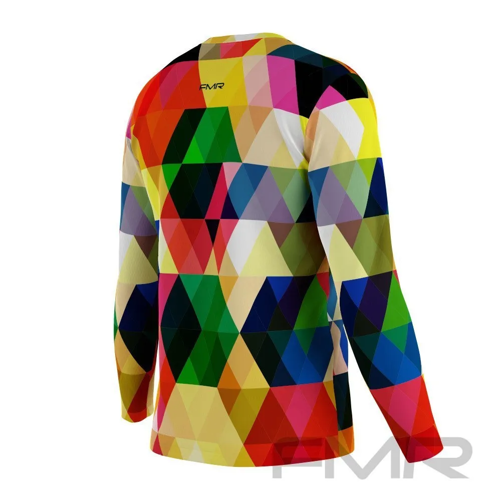 FMR Men's Prismatic Long Sleeve Running Shirt