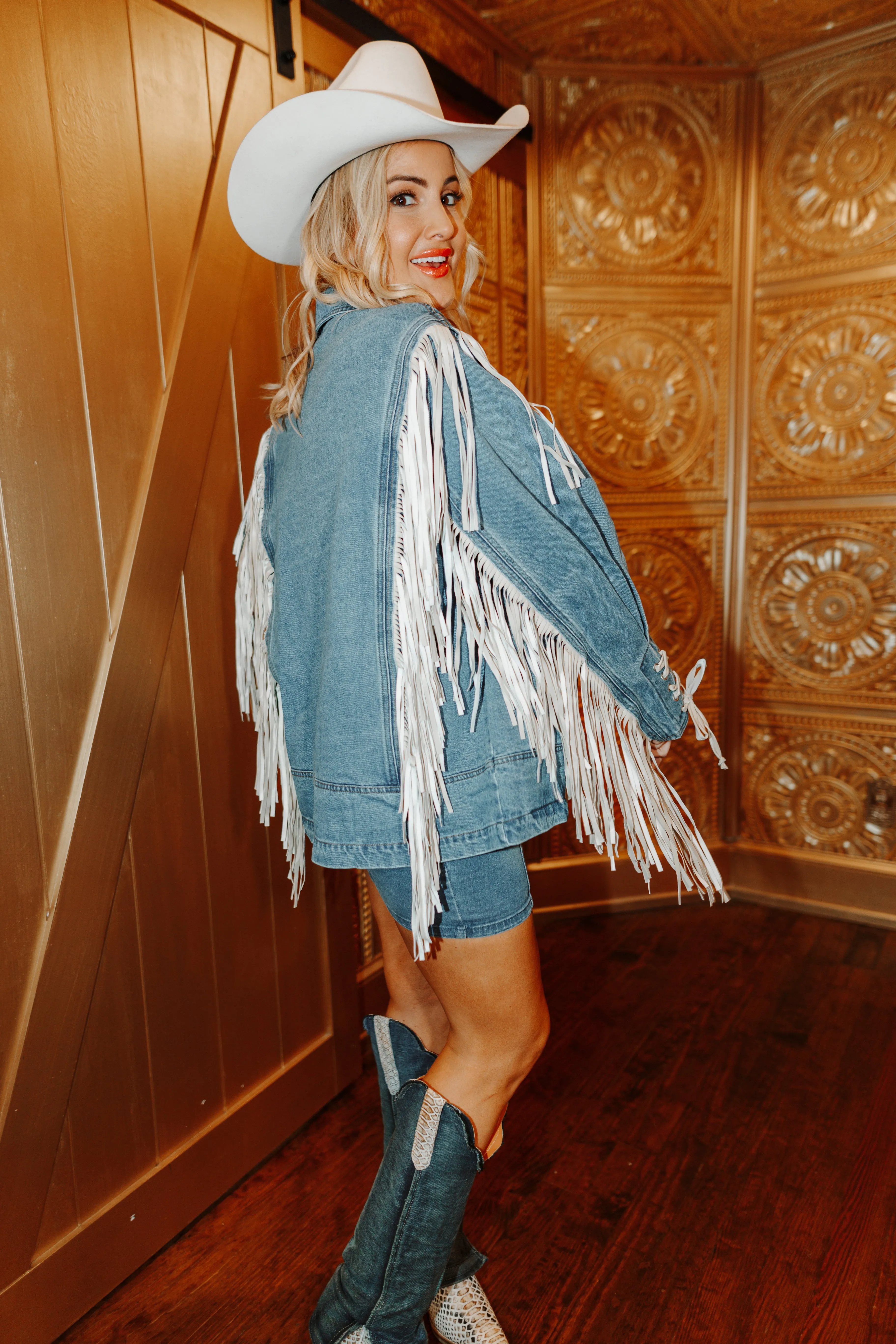 Fringed Out Denim Jacket