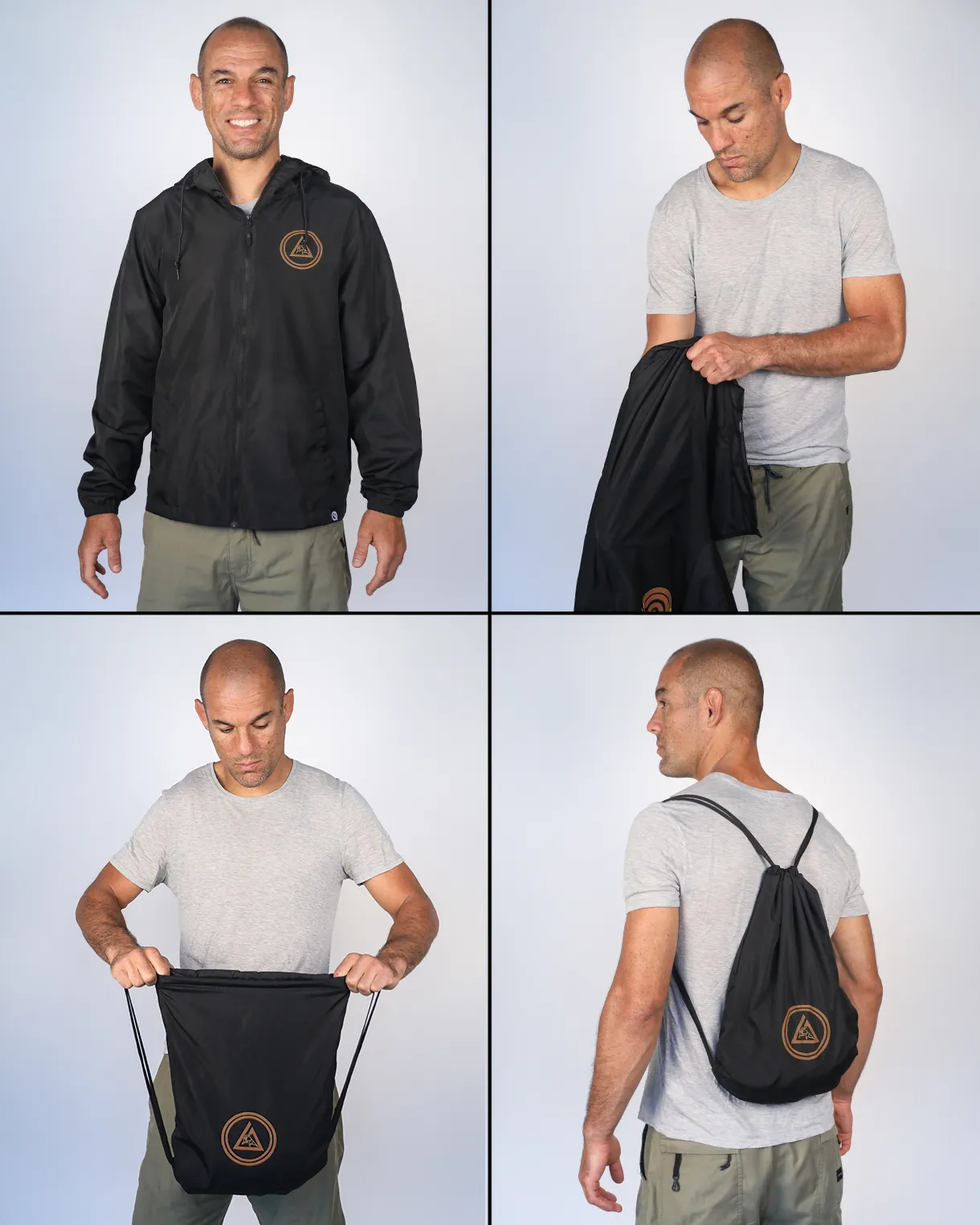 Gracie Roller Quikflip Windbreaker (Bronze Edition)