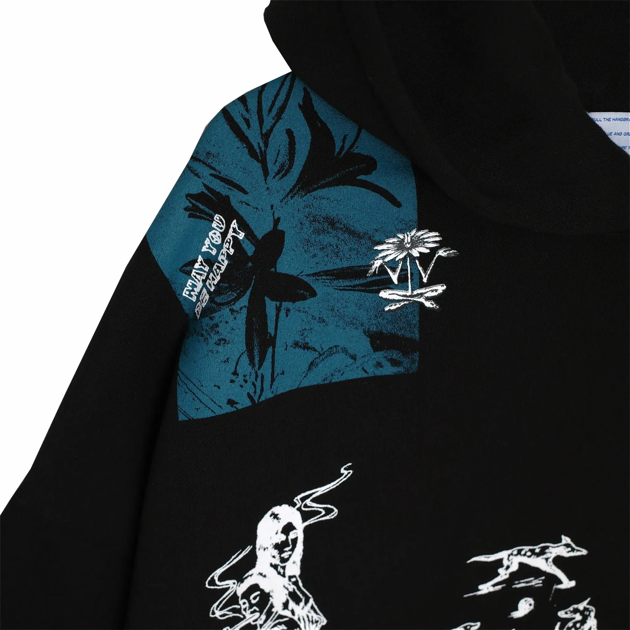 Jungles Test Print Hoodie (Black)