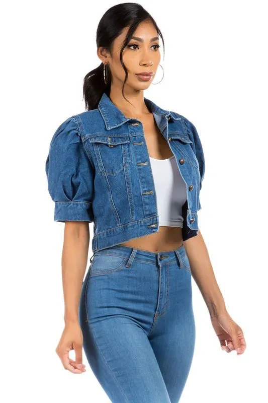 Lilli Denim Cropped Jacket