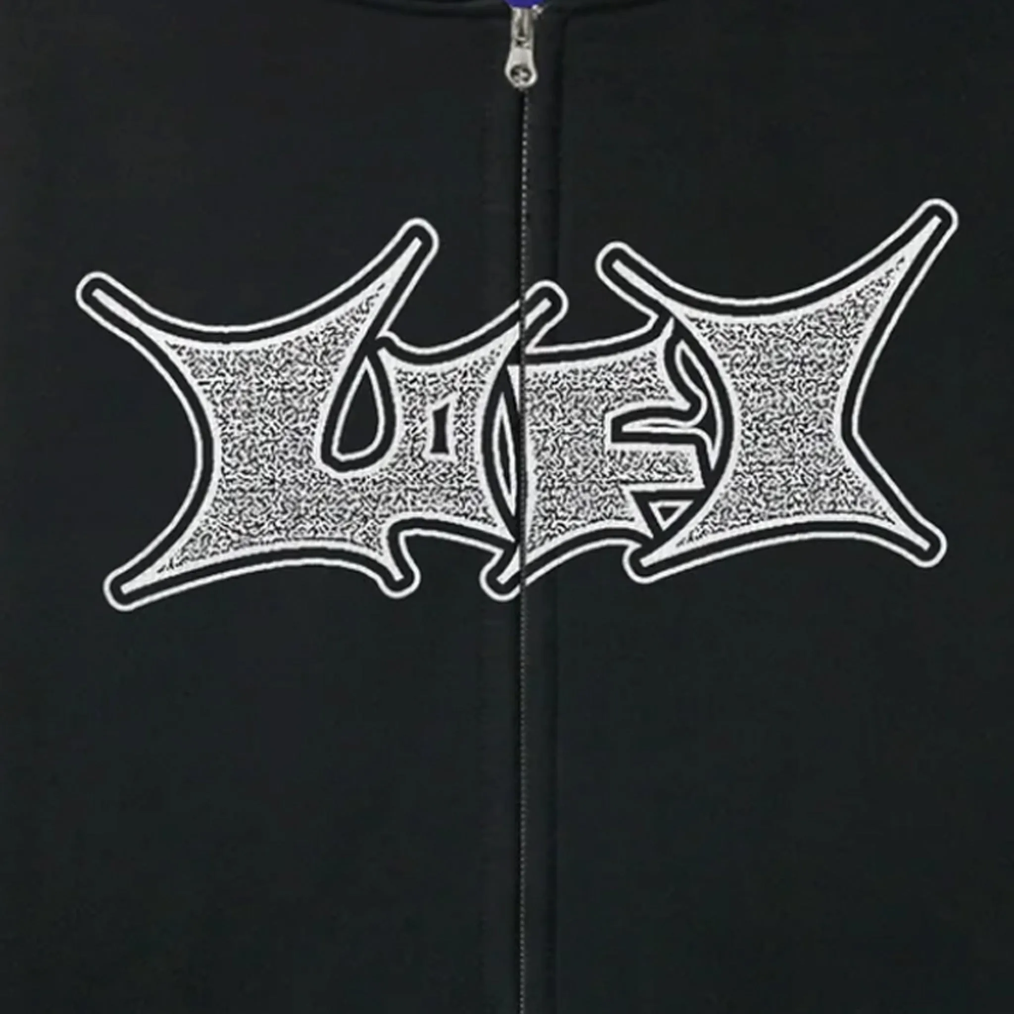 Lo-Fi Static Zip-Thru Hood (Black)