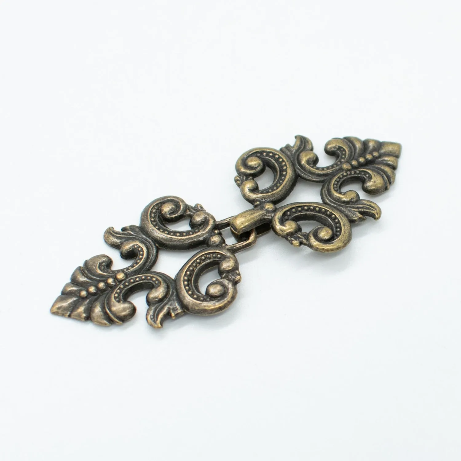 Medieval Vintage Metal Hook & Eye Clasp Fasteners