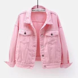 Pink Denim Jacket