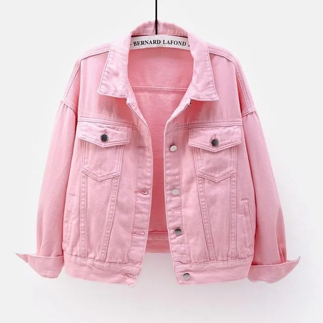 Pink Denim Jacket