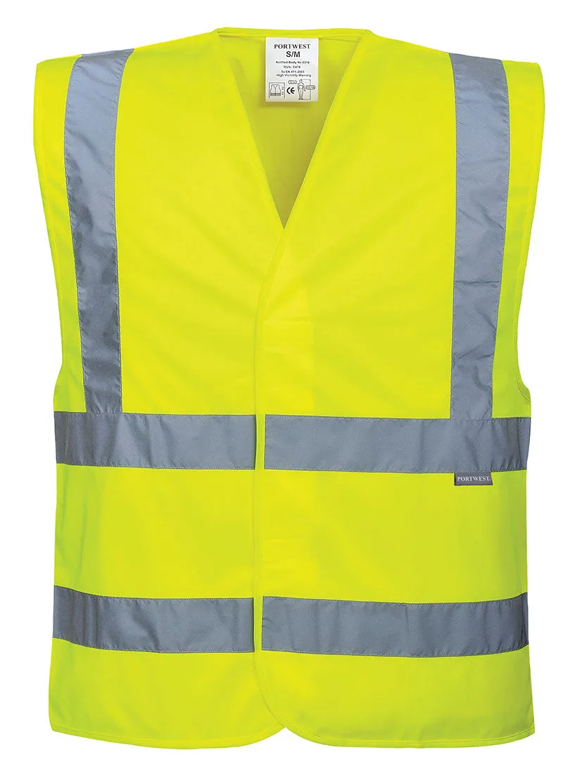 Portwest C470 Hi-Vis Reflective Two Band & Brace Cooling Vest ANSI