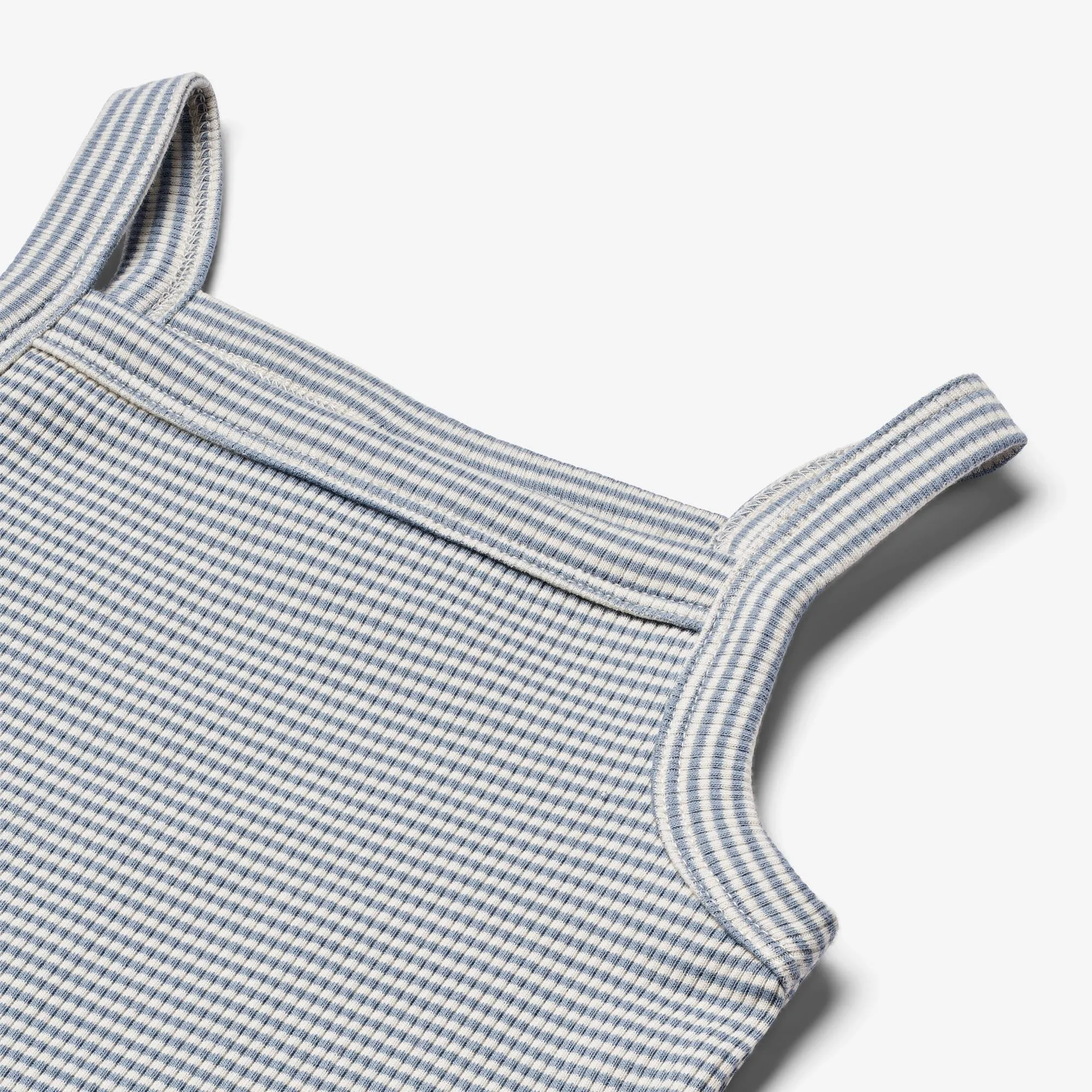 Rib Top Shelly - blue stripe