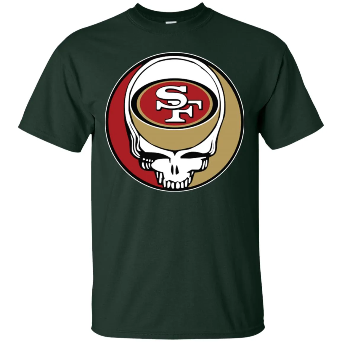 San Francisco 49ers Grateful Dead Steal Your Face Football Nfl Shirts