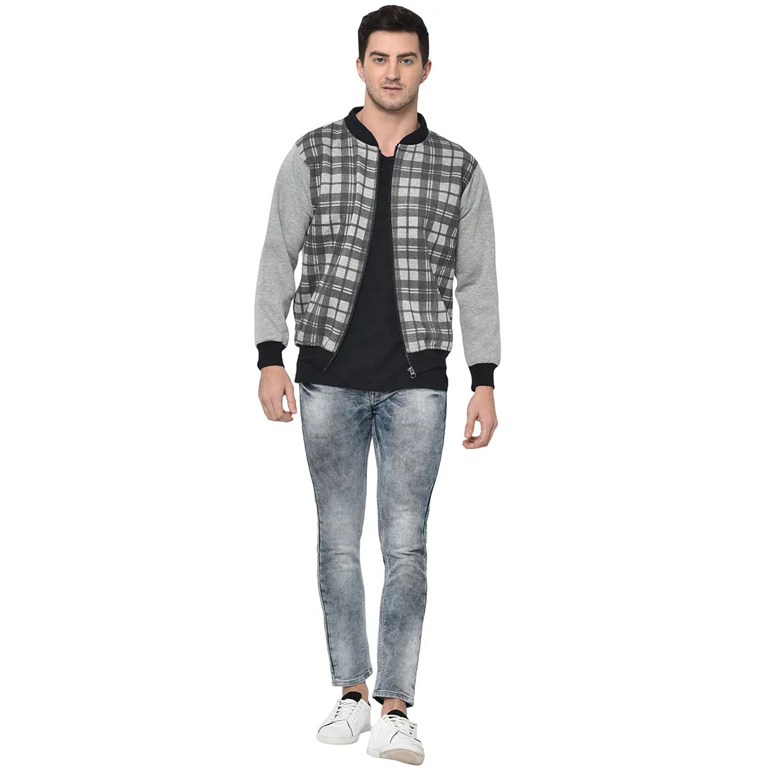 Vimal Jonney Grey Sweatshirt For Men's