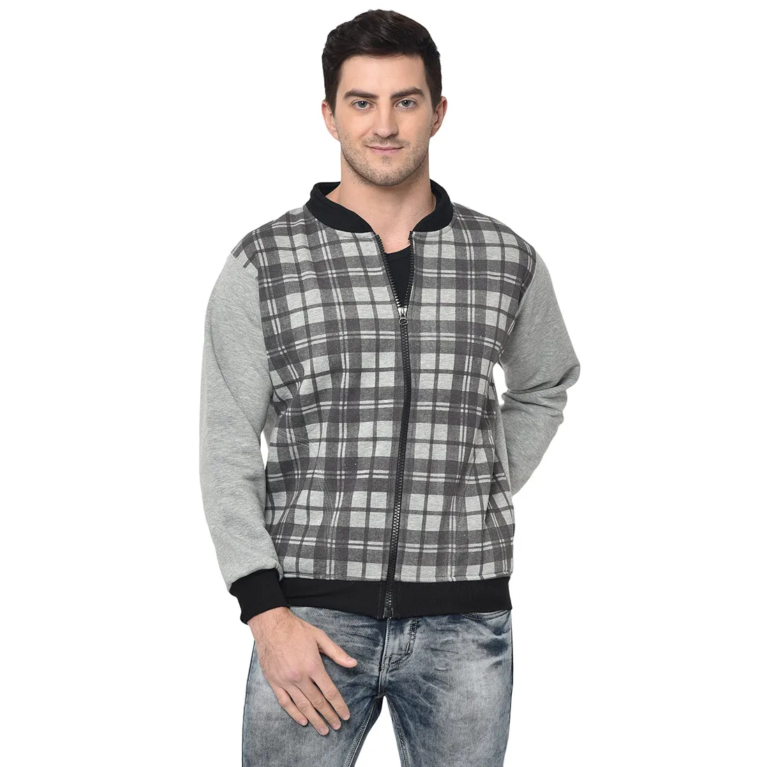 Vimal Jonney Grey Sweatshirt For Men's