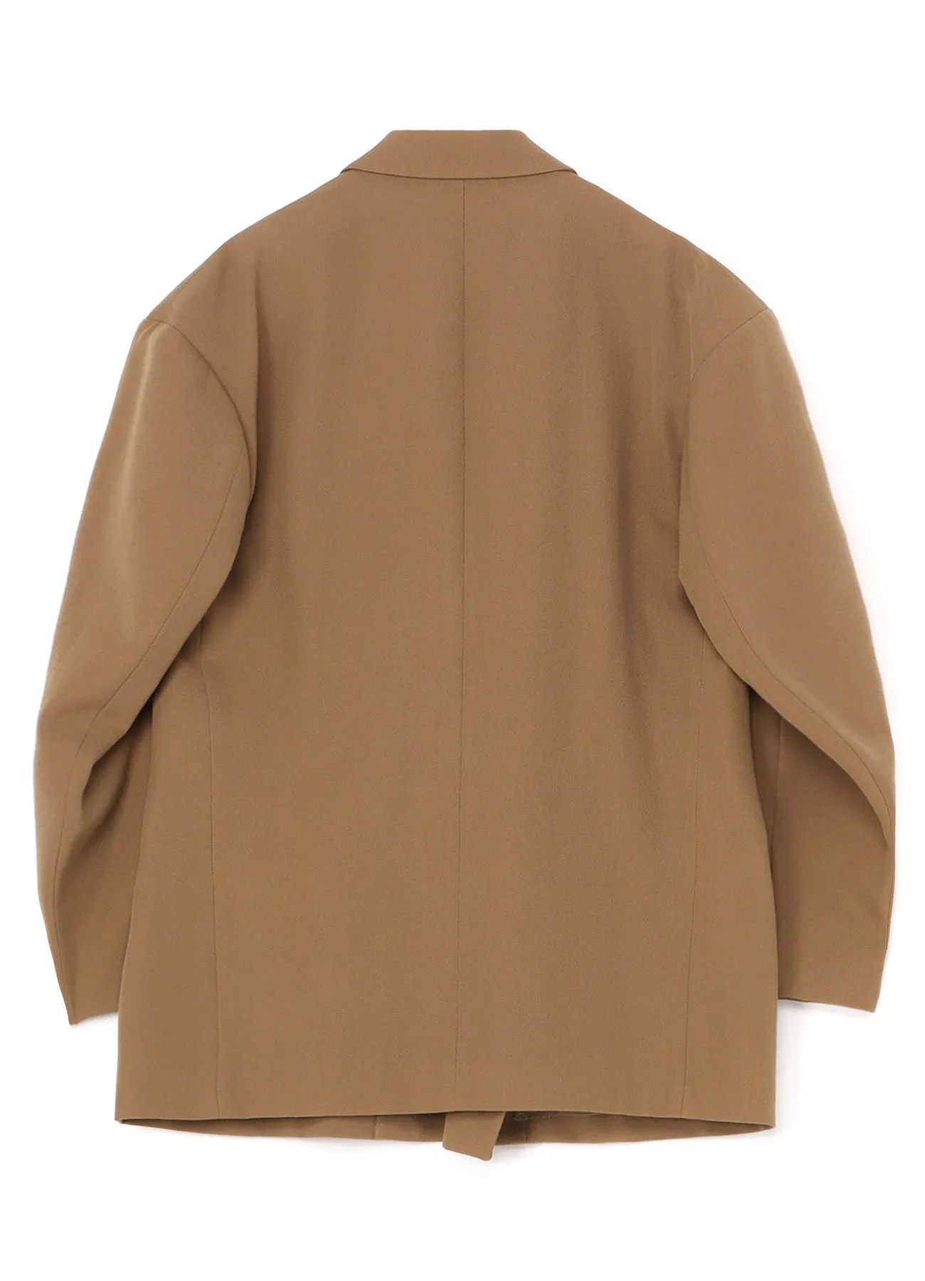 WOOL GABARDINE OVERSIZED TAILORED JACKET