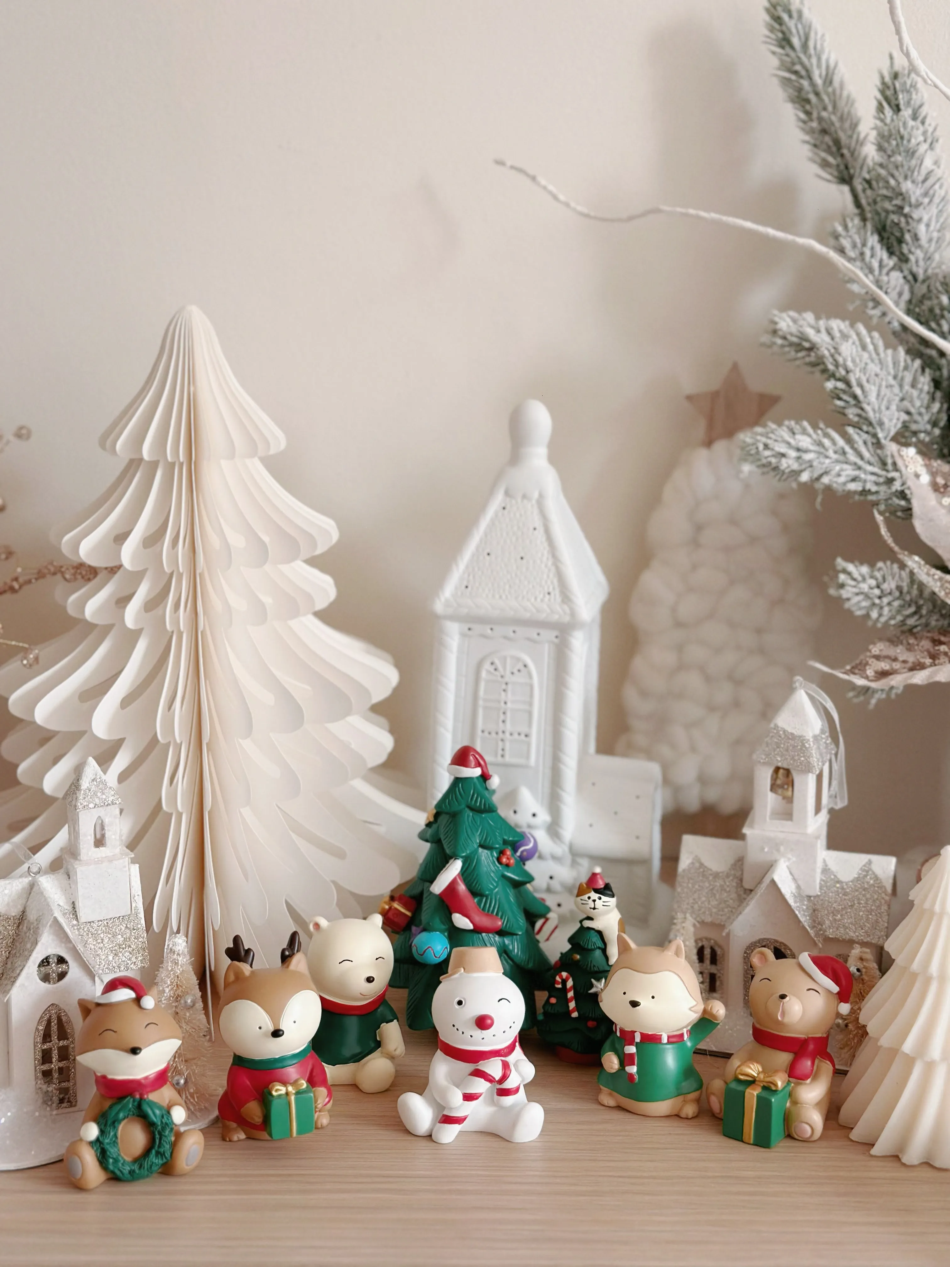 Yuletide Whimsy: Enchanted Christmas Small Resin Décor Ornaments (9 options)