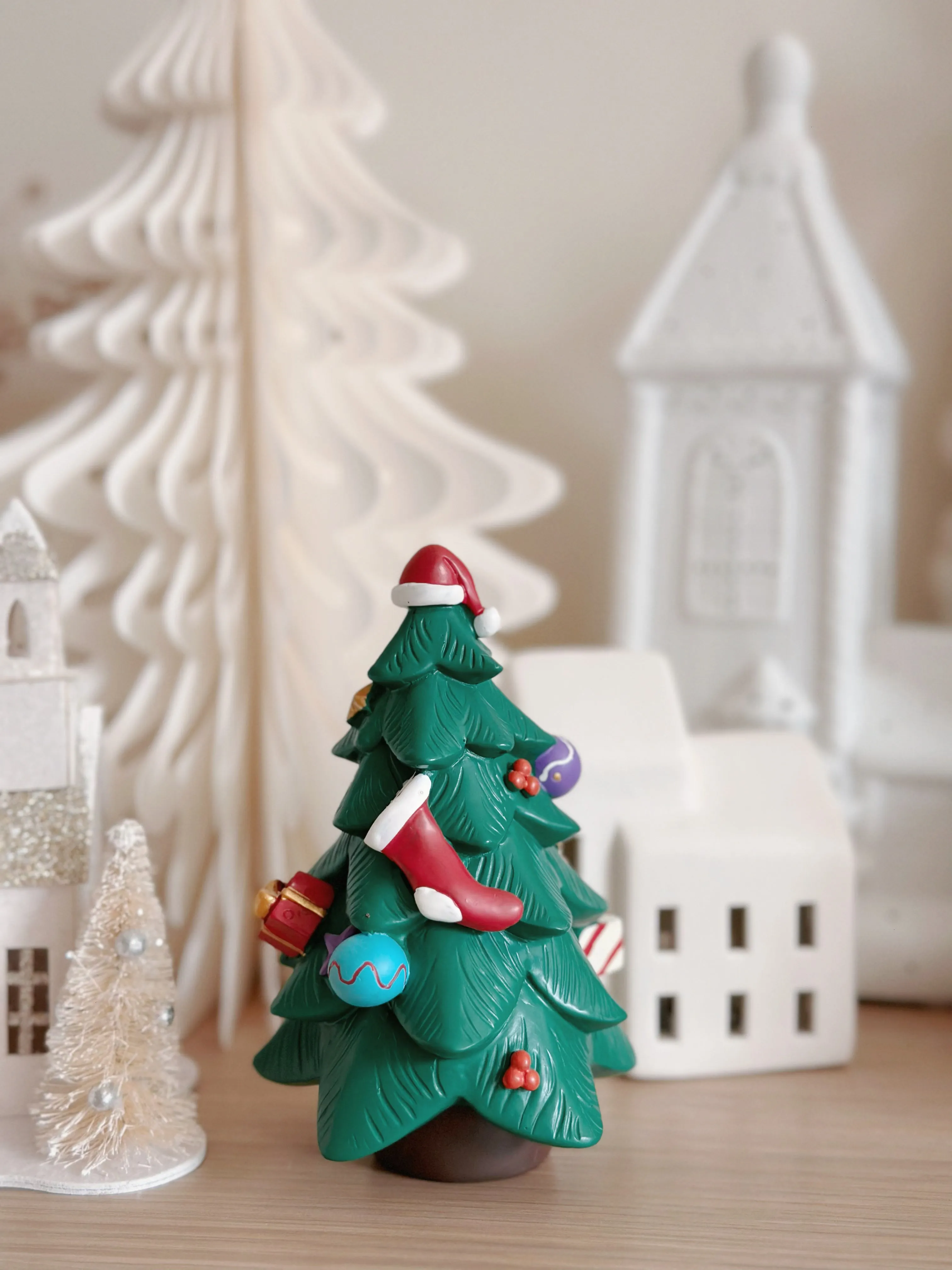 Yuletide Whimsy: Enchanted Christmas Small Resin Décor Ornaments (9 options)